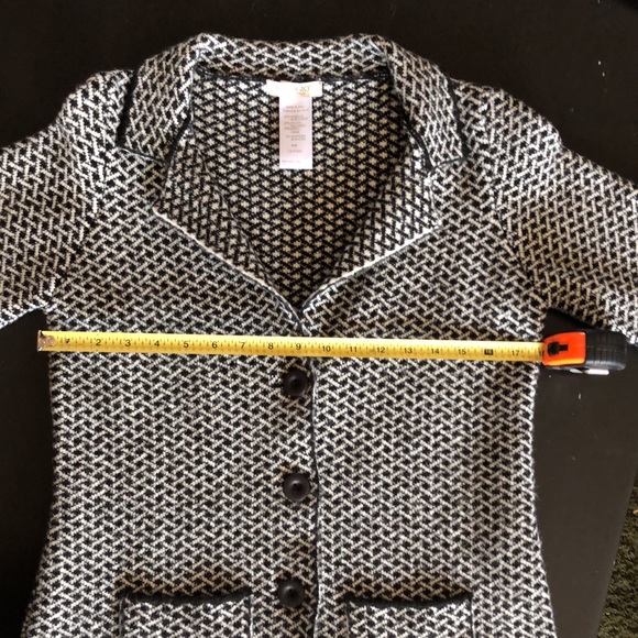 Black and white knit sweater, made in Italy - Picture 3 of 6